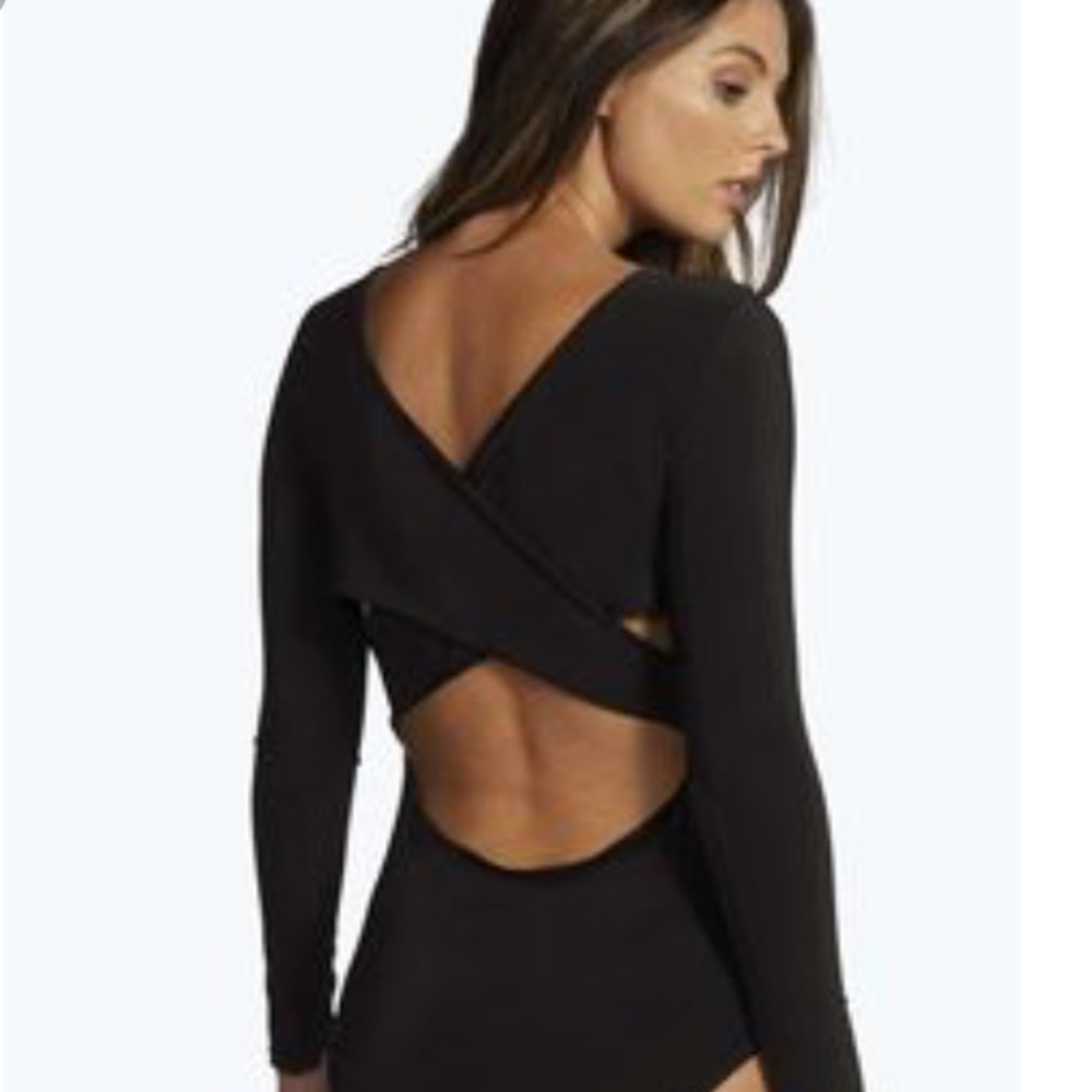 olive body suit- boohoo